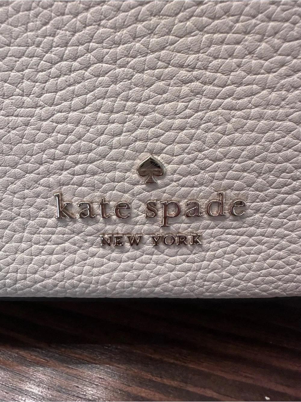 kate spade Pebbled Leather Crescent Shoulder Bag in Light Pink